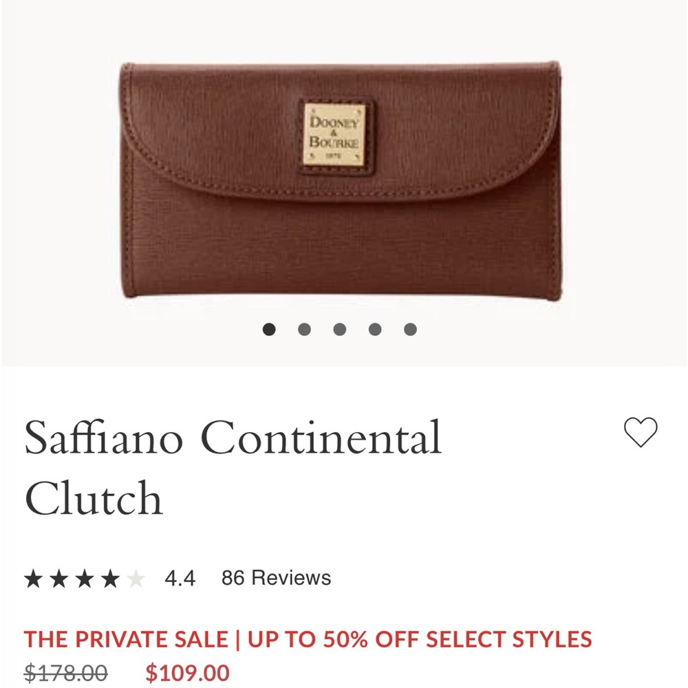 Dooney & Bourke clutch wallet